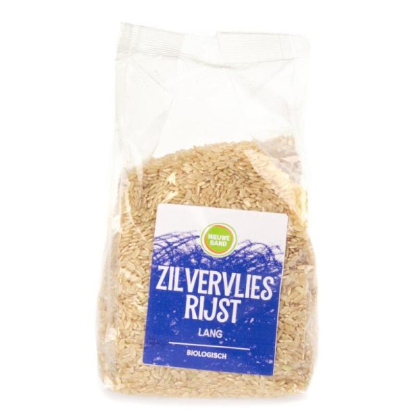 Zilvervliesrijst lang BIO 8x1kg