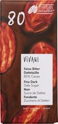 Chocolade puur 80% dadel BIO 10x80 gr.