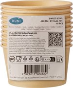 Wegwerpborden bagasse bruin  10x10 stuks