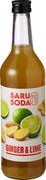 Siroop gember limoen BIO 6x500 ml.