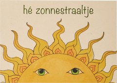 Kaart he zonnestraaltje  10x1 stuks