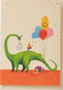 Kaart dino jongen verjaardag 10x1 stuks