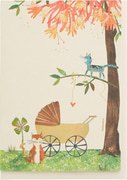 Kaart kinderwagen buiten  10x1 stuks