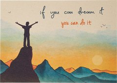 Kaart if you can dream it  10x1 stuks